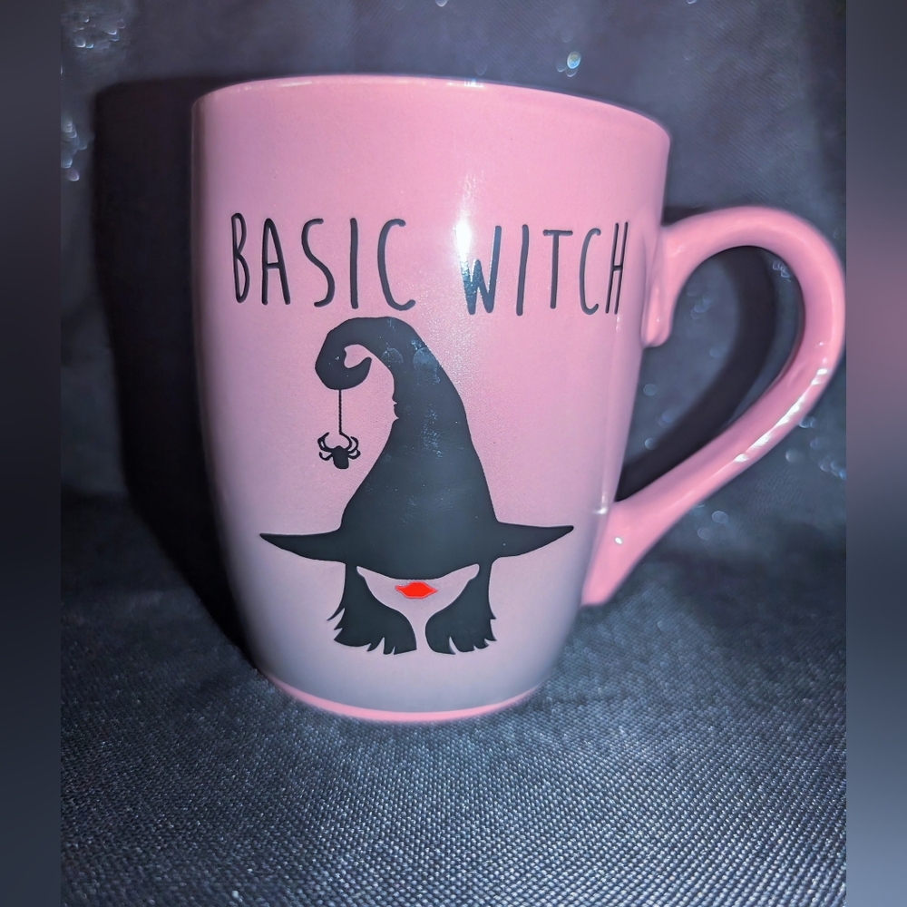 Lily & Grace Basic Witch Mug Purple & Pink